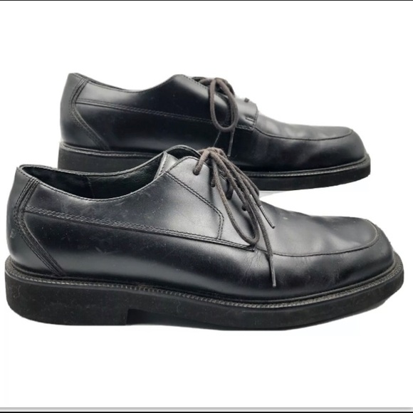 Rockport Men\'s Black Lace Up Leather Shoes Sz 10M main image 4